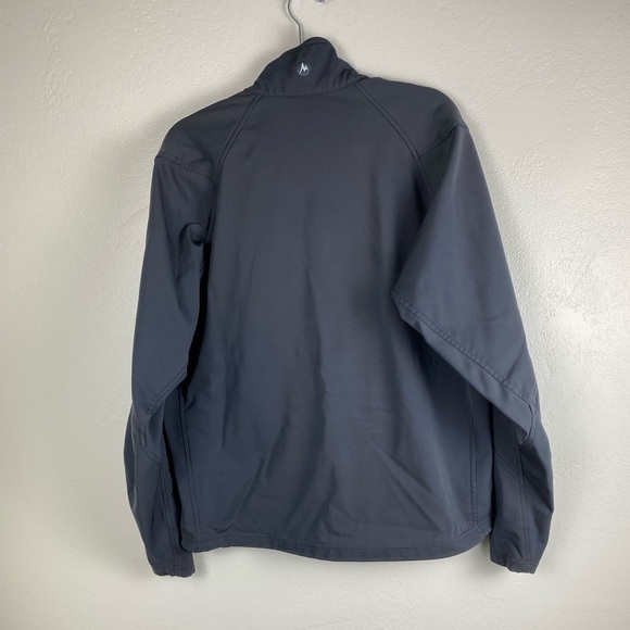 Marmot Polartec Dark Gray Full Zip Fleece Men’s size Large with zip pockets - Picture 2 of 16